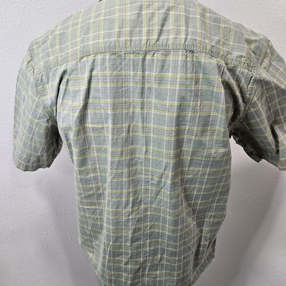 Carhartt Rugged Flex men's button short-sleeve medium - Picture 5 of 7